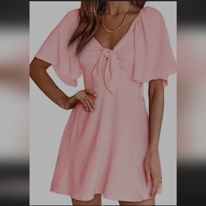 Chic Pink Mini Dress